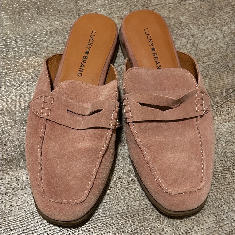 Lucky Brand Suede Slip-Ons